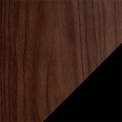 Chocolate Stained Walnut / Black