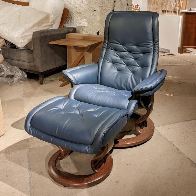 Royal Medium Chair & Ottoman Fairhaven Furniture