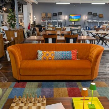 Bahia Sofa, Orange Fabric