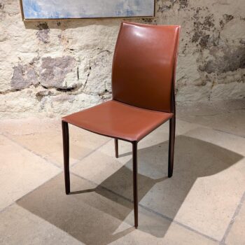 Sierra Dining Chair, Bordeaux Leather