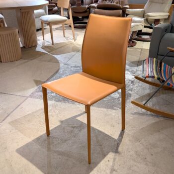 Sierra Dining Chair, Ochre Leather