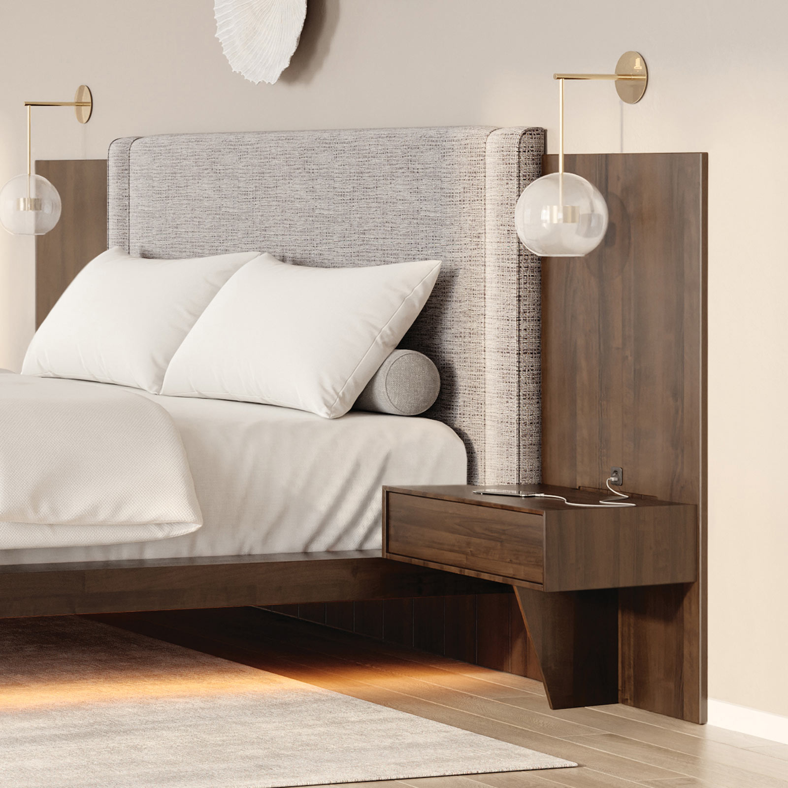 Savoy Attached Nightstand